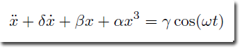Duffing Equation 1